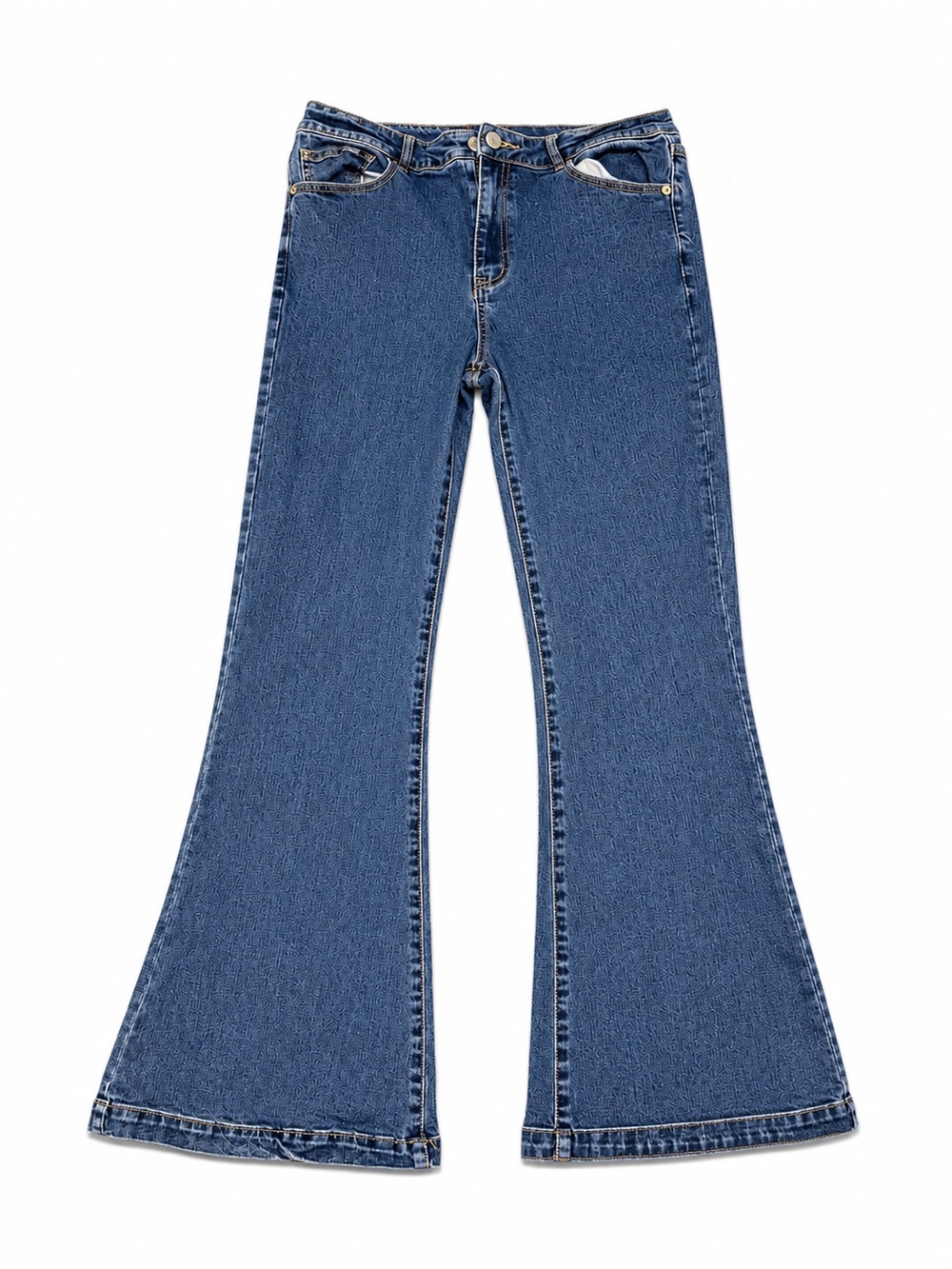 Forever 21 Blue Flare Bell Bottom Jeans Size 31